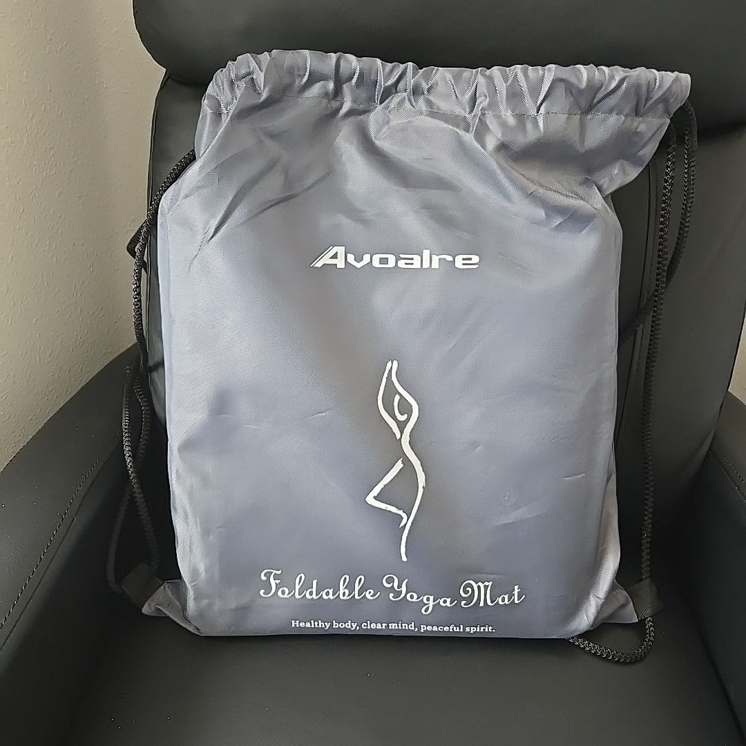 Avoalre Yoga Mat Foldable Non Slip 66”L x 24”W x 1/4inch Thick