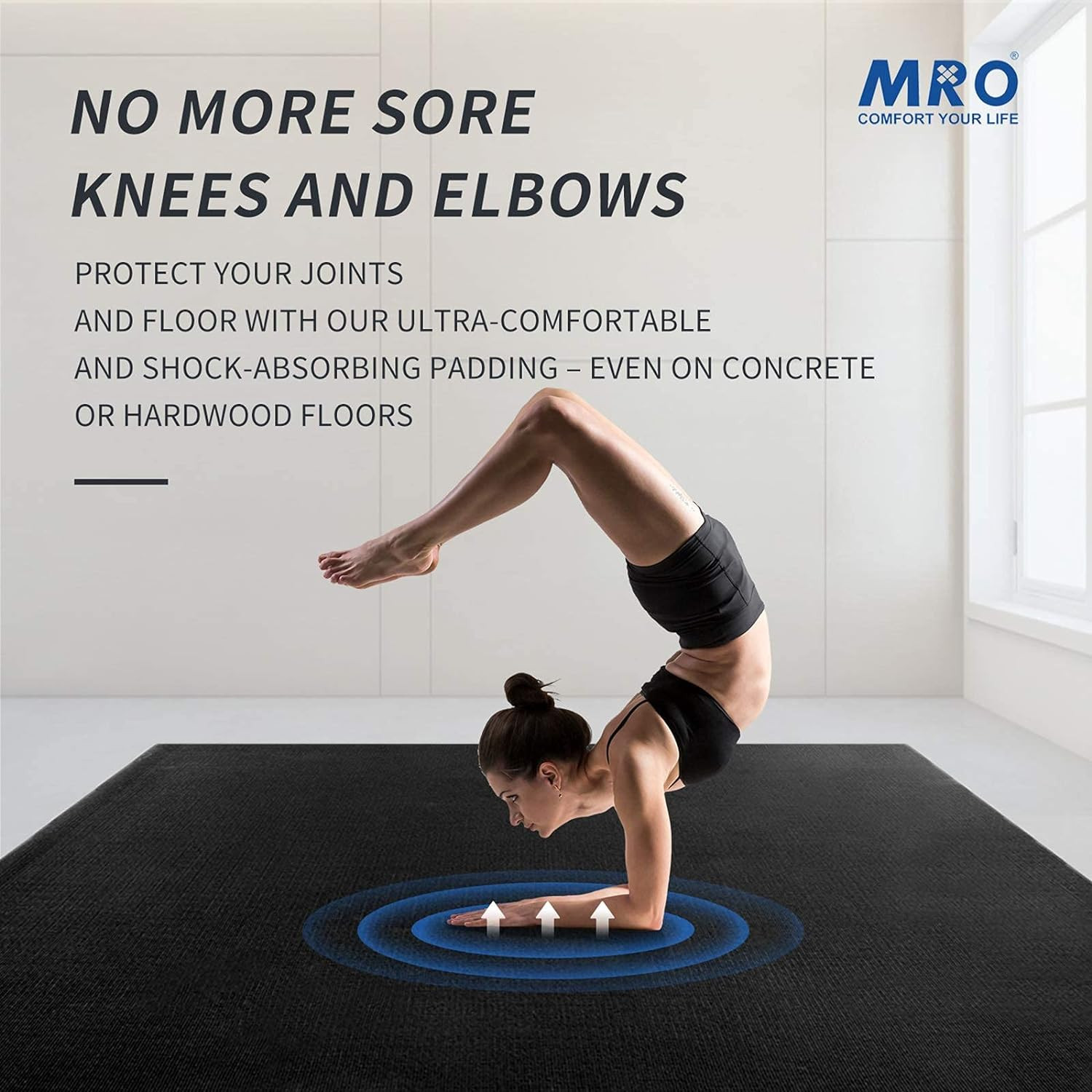 Extra Large Non-Slip Yoga Mat – Thick & Wide for Home Gym, Pilates & Stretching