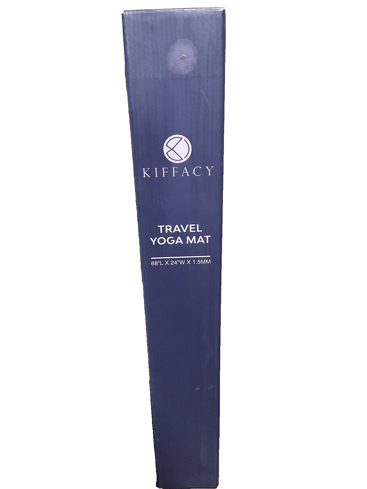 Kiffacy Travel Yoga Mat Foldable Lightweight Non-Slip 1.5mm Thin Travel Hot Yoga