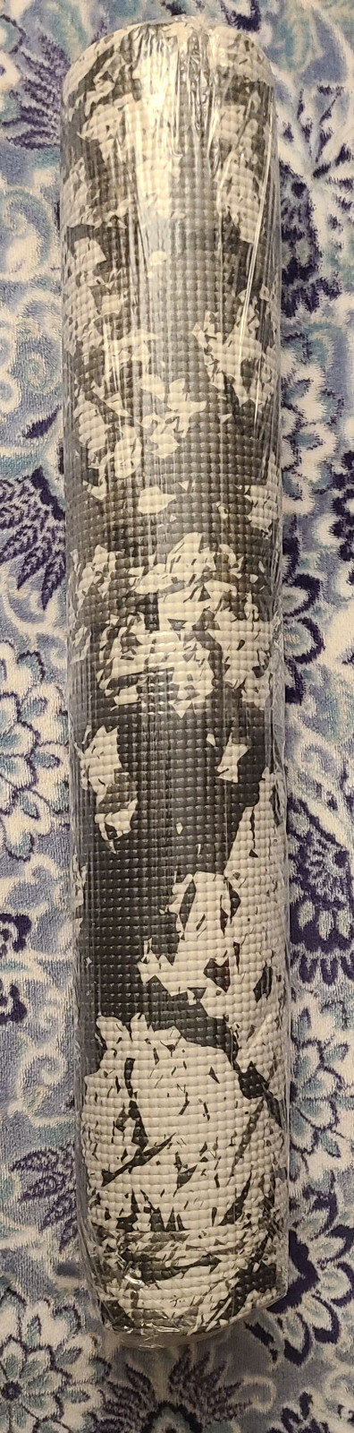 8 Series Fitness Designer Series Yoga Mat 5mm Thick White And Black SKU#3295912