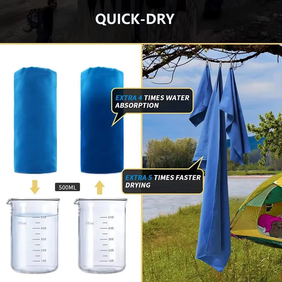 Quick-Dry Sports Towel 40X80/76X152CM Microfiber Running Yoga Gym Fitness Basket