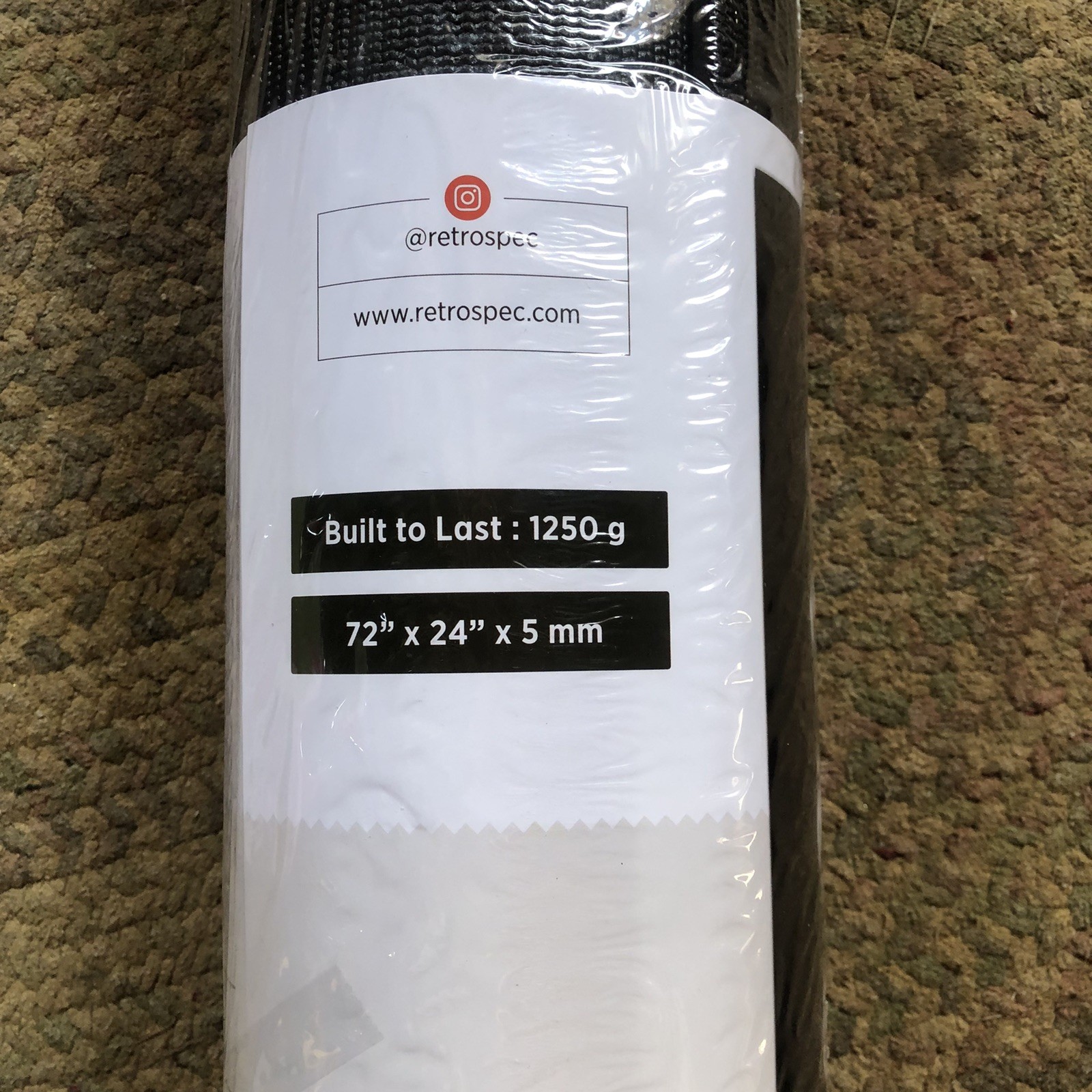 Pismo Yoga Mat 72×24”x.5mm for Men & Women -Non Slip Exercise Mat 3544 Moonlight