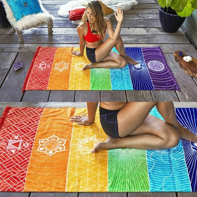 🏖️(New) Beach Mat, Yoga Mat or Wall Tapestry