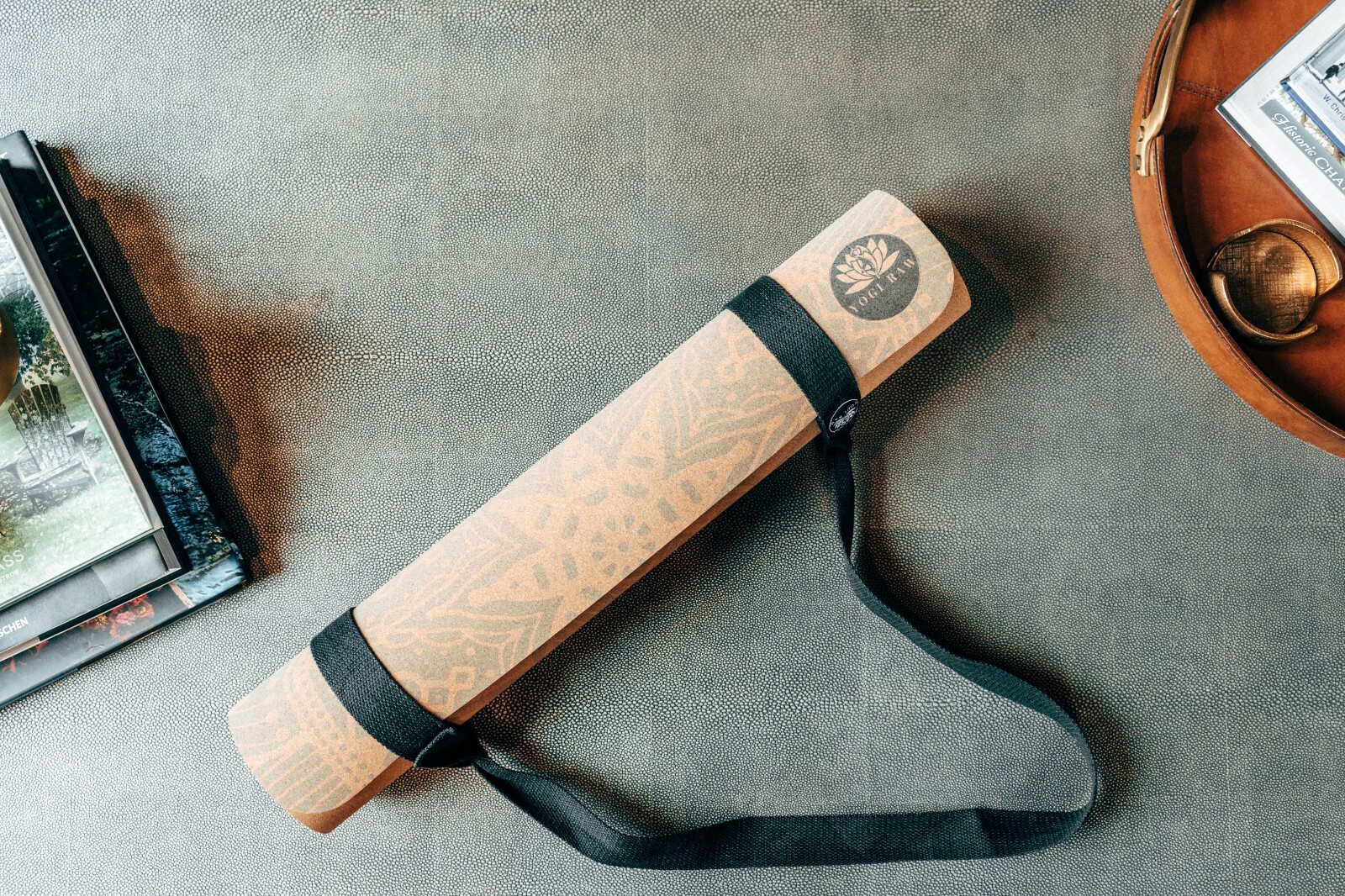 CORK YOGA MAT Mandala | 100% Natural Rubber | Non Slip | Eco Friendly