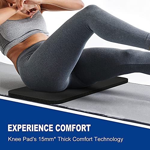 Yoga Knee Pad Cushion – Premium Exercise Knee Pad – Eliminate Pain – 1 Pack