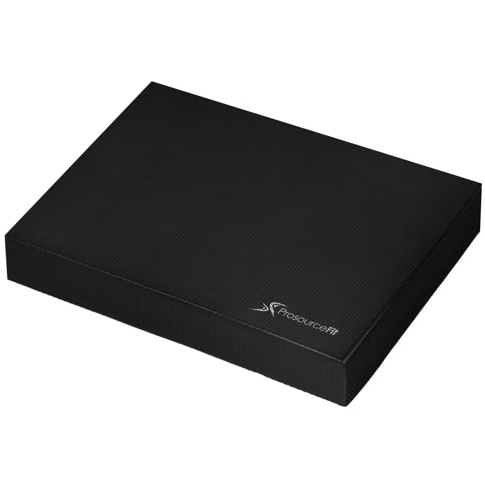 Black 15.5 In. L X 12.5 In. W X 2.5 In. T Exercise Balance Pad, Non-Slip Cushion
