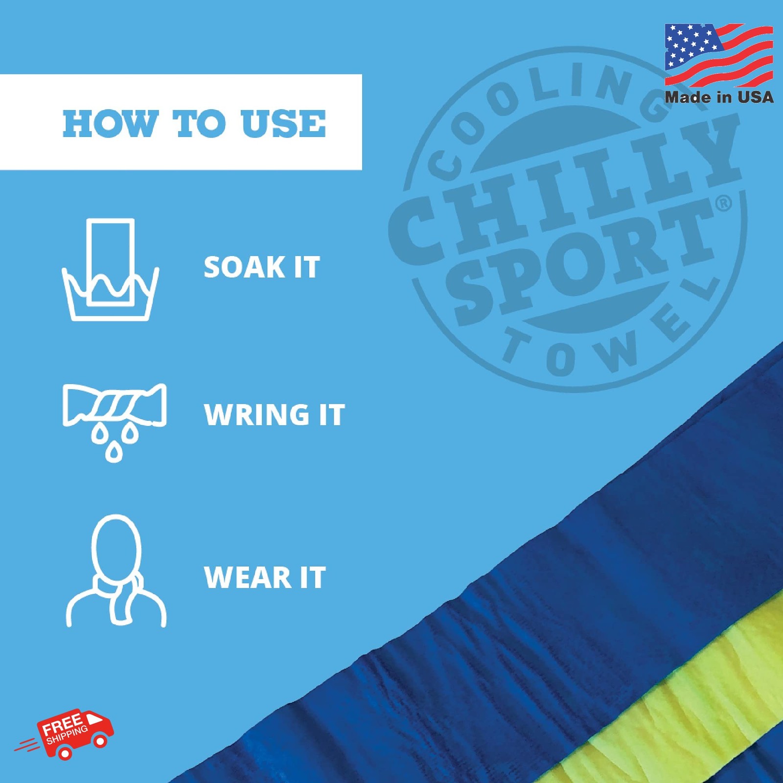 FROGG TOGGS Chilly Sport Cooling Neck Wrap & Head Band