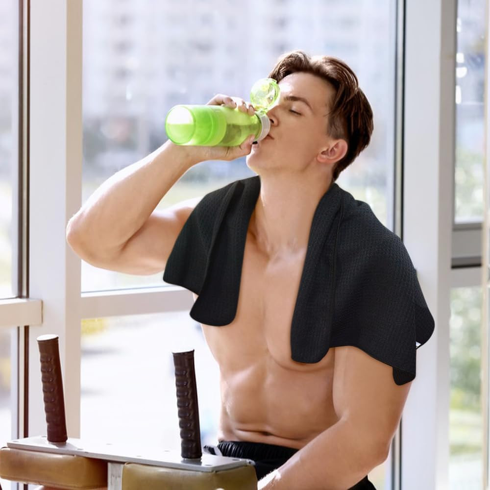 Microfiber Sports Workout Towels Fast Drying Fitness Sweat Towels for Men & Wome