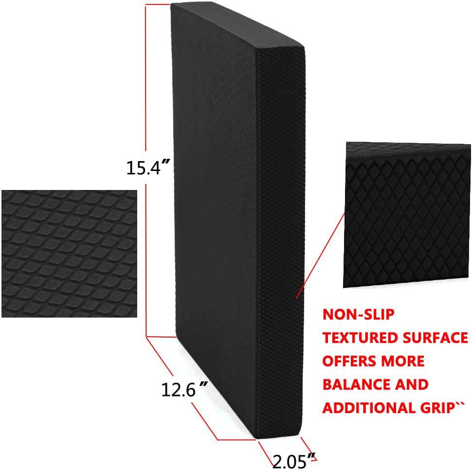 Non Slip Balance Foam Pad Exercise Mat Stability Training Cushion 15.5 x 13.2