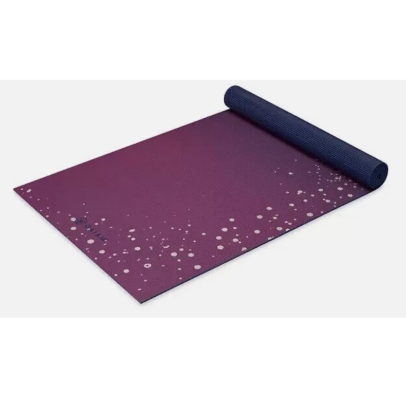 GAIAM YOGA MAT PREMIUM – BERRY PINK – 68″L X 24″W X 4MM – BERRY PINK