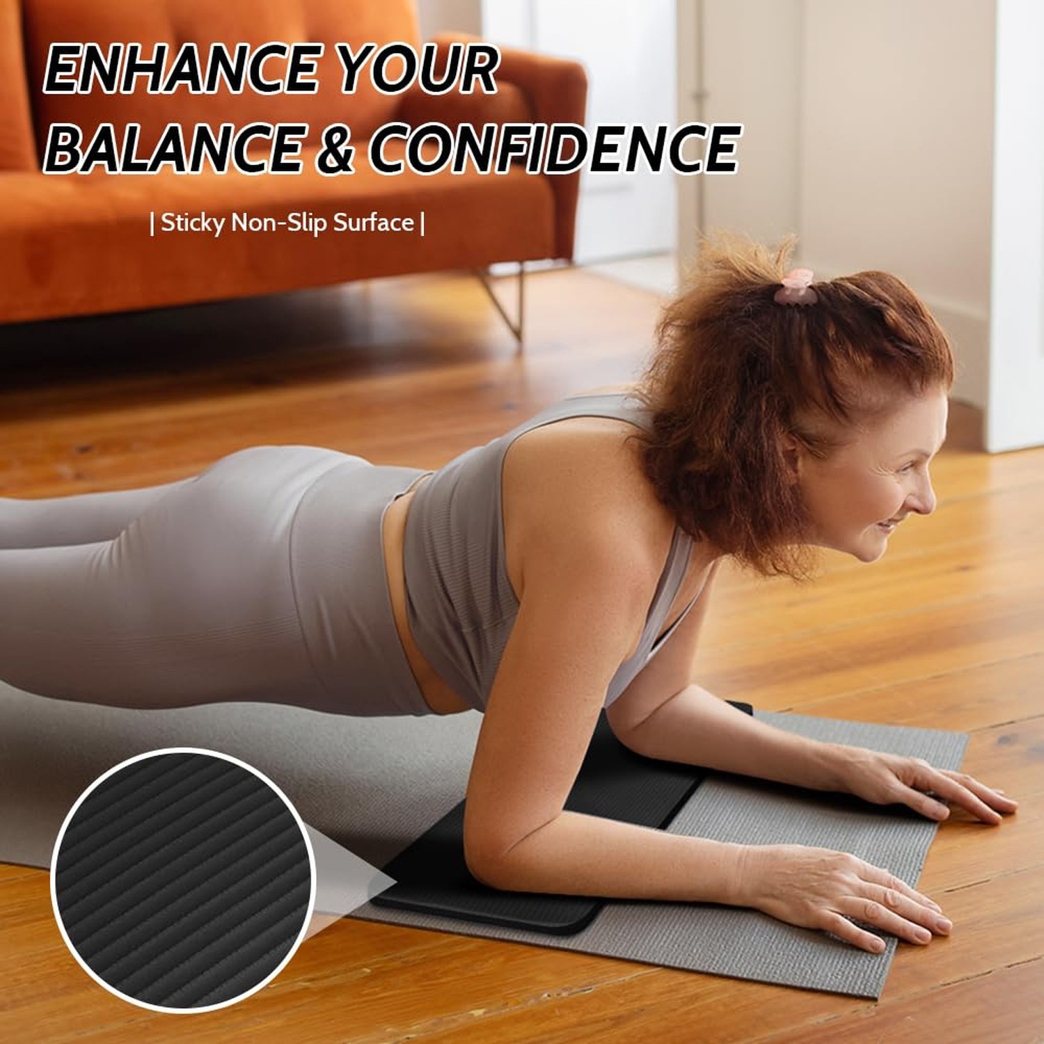 JBM Thick Yoga Knee Pad Cushion Non-Slip Floor Exercises Knee Pad for Yoga Pl…