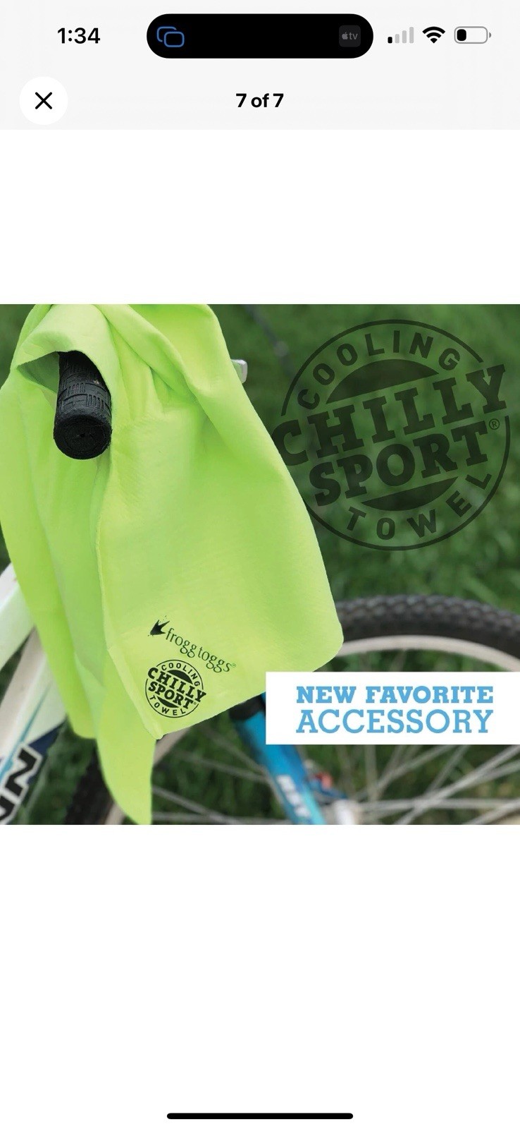 FROGG TOGGS Chilly Sport Cooling Neck Wrap & Head Band One Size, Hivis Green