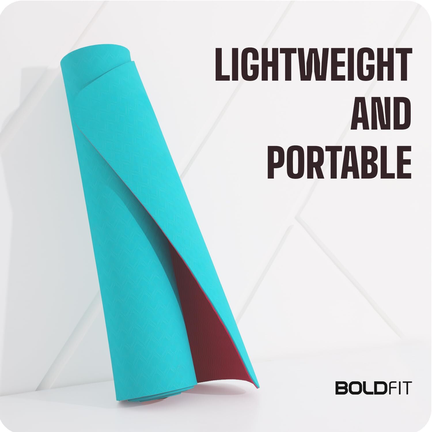 Boldfit Yoga Mat For Unisex Daily Fitness Exercise 6 Feet