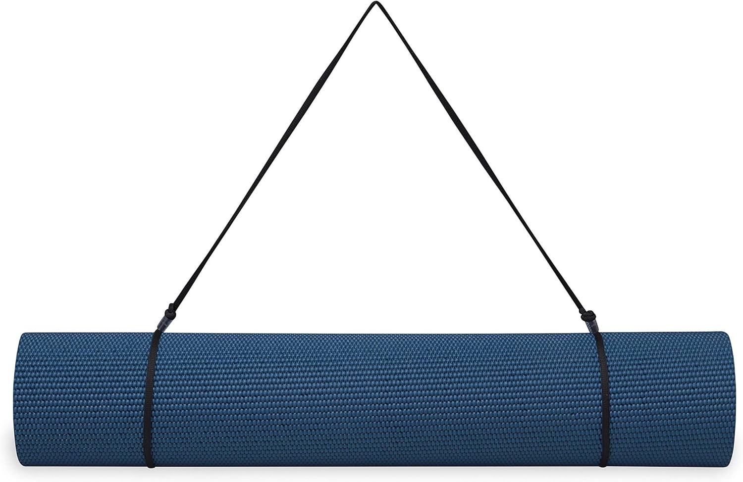 Gaiam Essentials 1/4″ Thin (6mm) Yoga & Pilates, Fitness & Exercise Mat with Eas