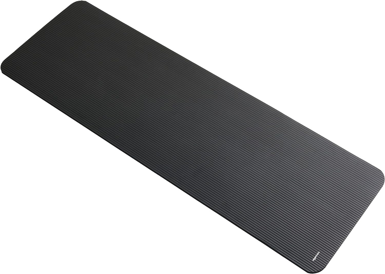 Basics Extra Thick Exercise Yoga Mat with Carrying Strap