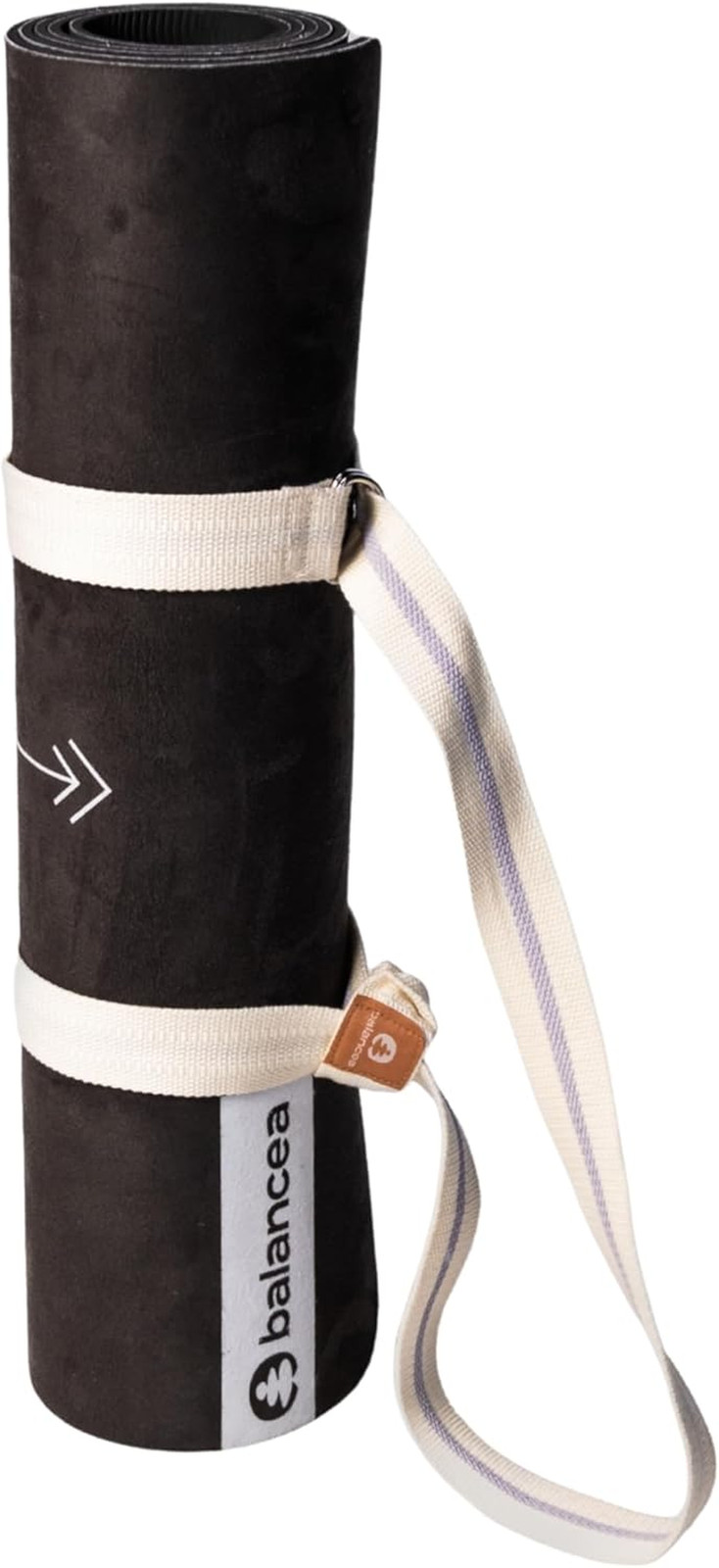 Yoga Mat with Strap 5Mm Non Slip Suede & TPE – Eco-Friendly Fitness & Exercise M