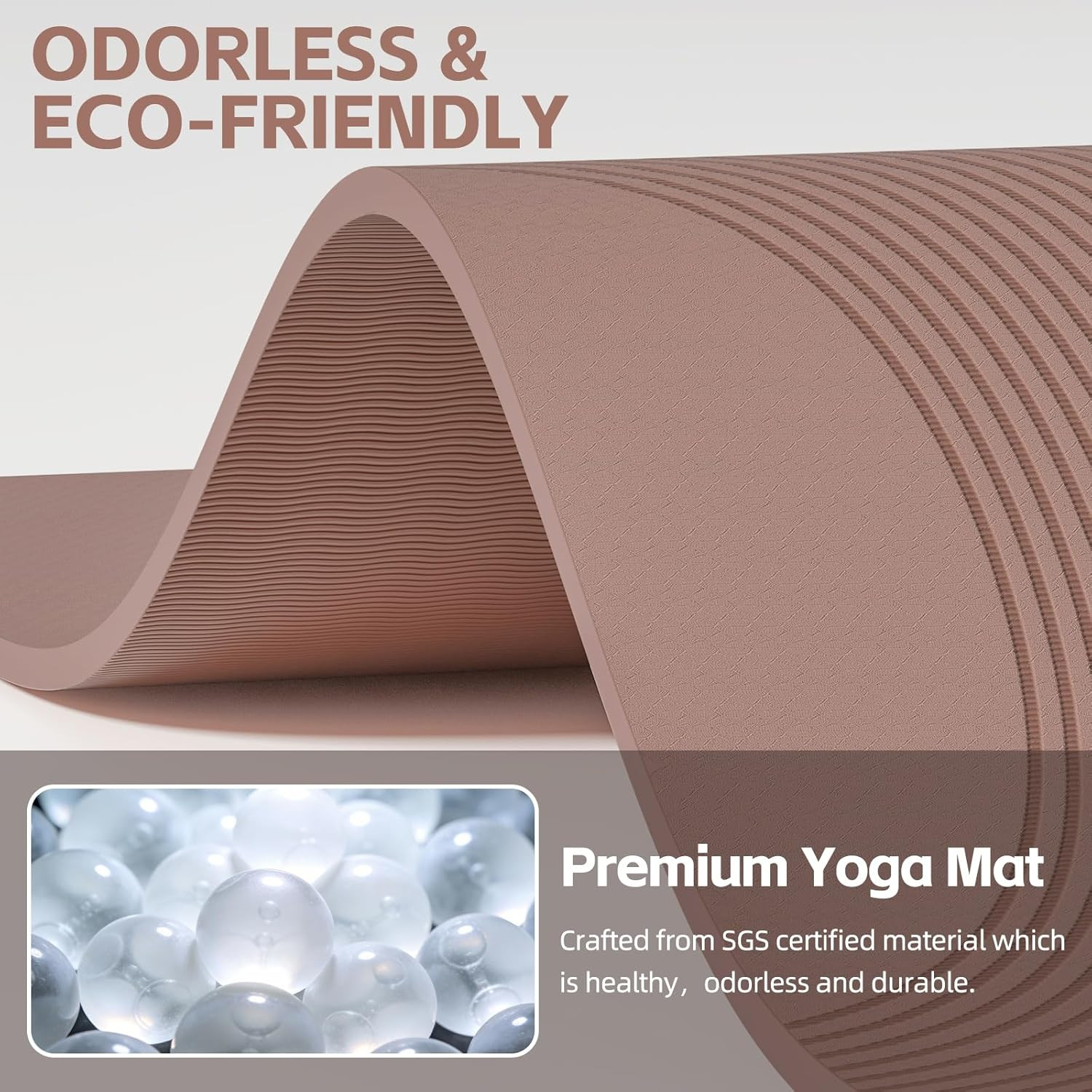 Extra Large Non-Slip Yoga Mat 72″x36″ – 10mm Thick for Home Gym & Fitness