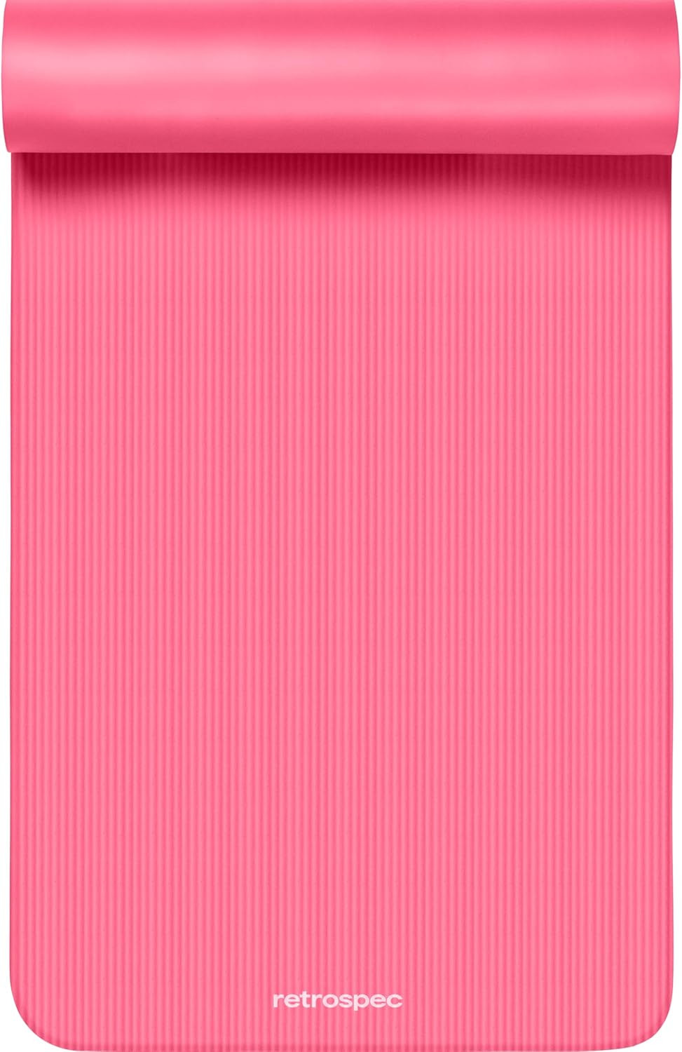 Solana Yoga Mat 1″ Thick W/Nylon Strap for Men & Women – Non Slip Exercise Mat
