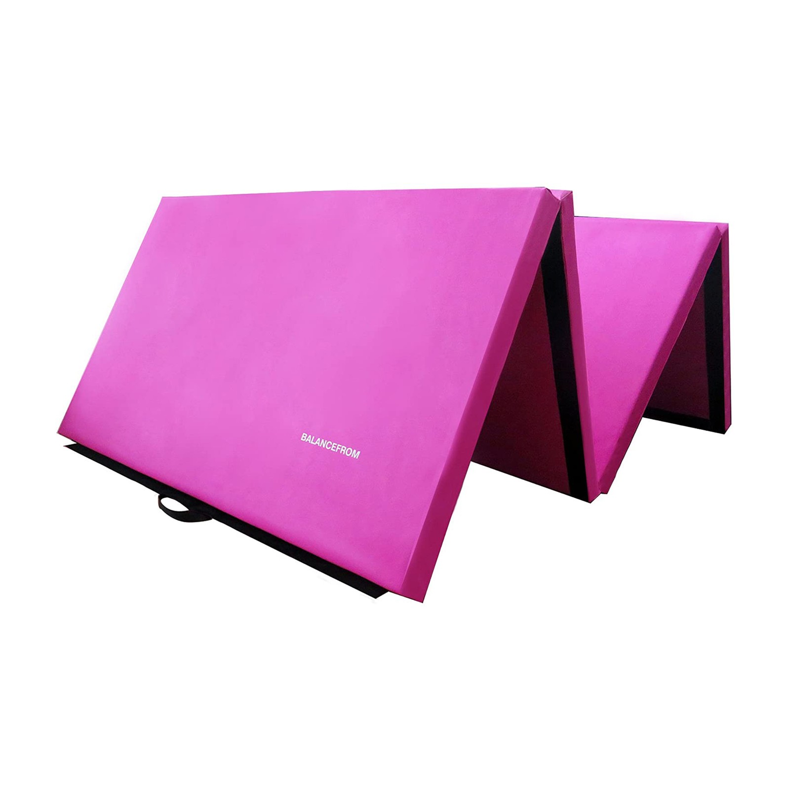 BalanceFrom Fitness 120 x 48″ All Purpose Folding Gymnastics Exercise Mat, Pink