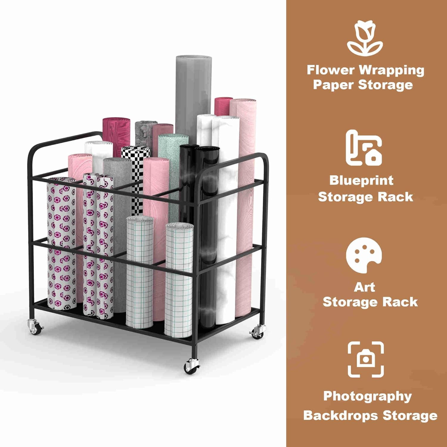 Yoga Mat Storage Rack – Home Gym Organizer for Exercise Equipment