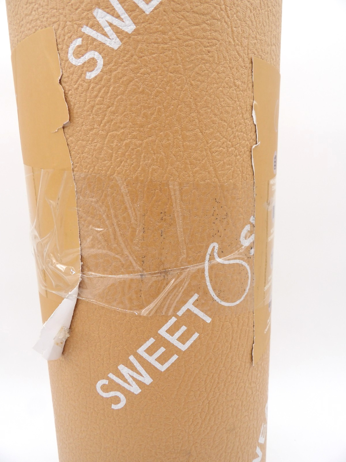 Sports Research Sweet Sweat Non-Slip Yoga Mat – 6×2′ – Tan – Open Package