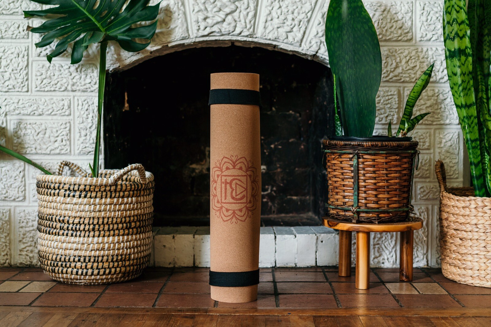 Chakra CORK YOGA MAT | 100% Natural Rubber | Non Slip | Eco Friendly