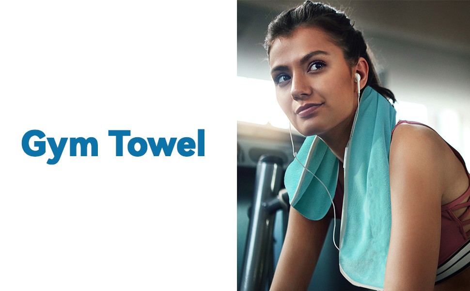 Microfiber Gym Towels Bigger Size Super Soft for Exercise Fitness, Sports,