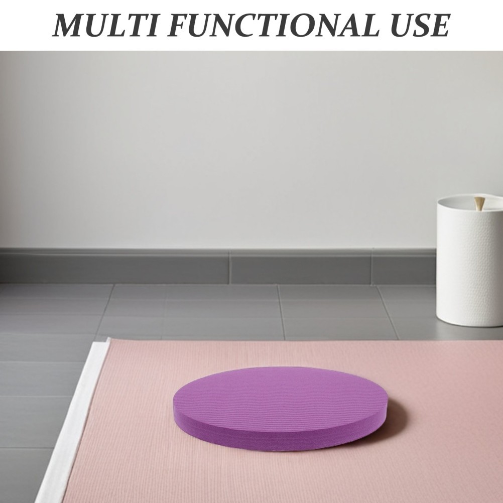 4Pcs Durable Yoga Kneeling Mat Set Purple Tpe Soft Knee Pad for Home Exercise