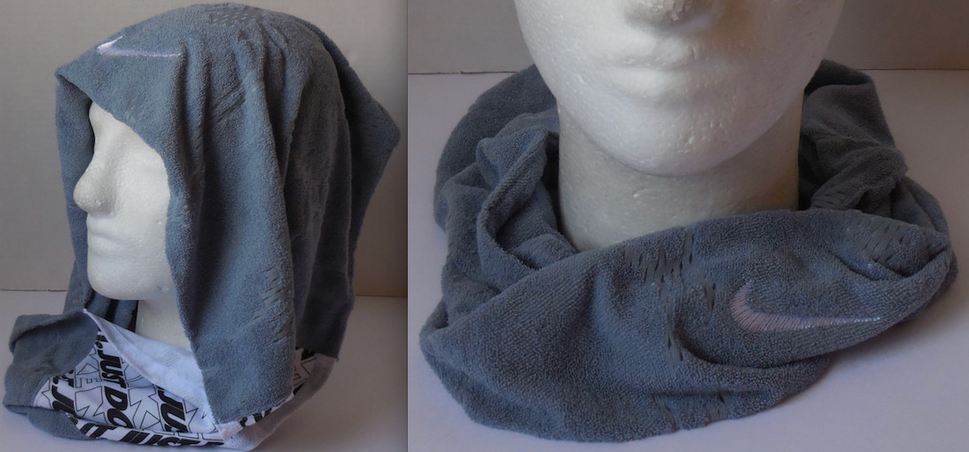 Nike Cooling Towel Scarf Ashen Slate/Anthracite/White 17″ X 12″