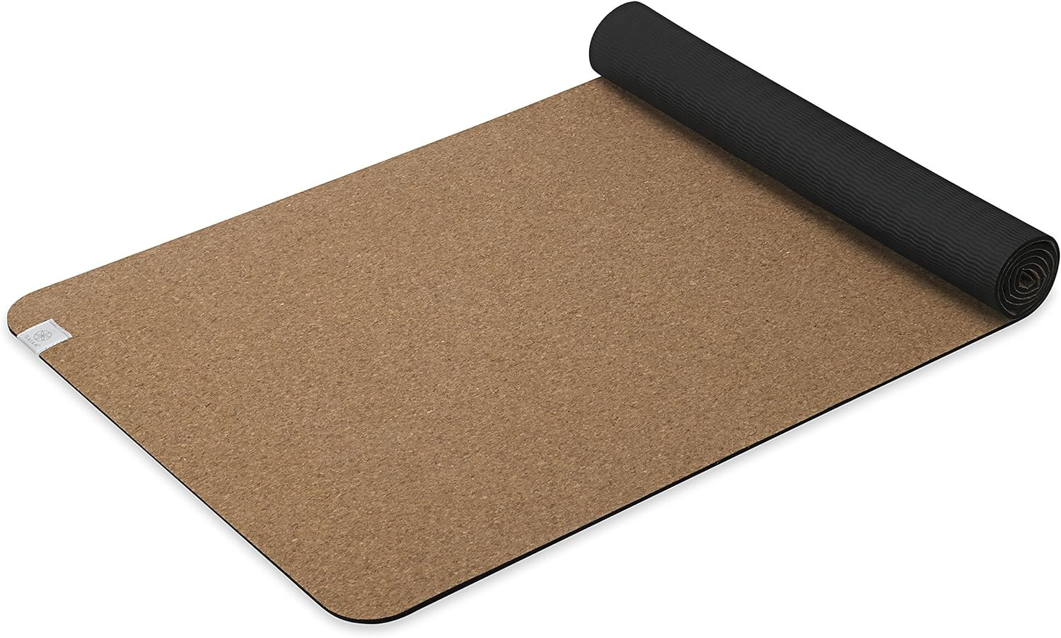 Cork Yoga Exercise Mat | Natural Sustainable Cork Resists Sweat and Odors | Non-