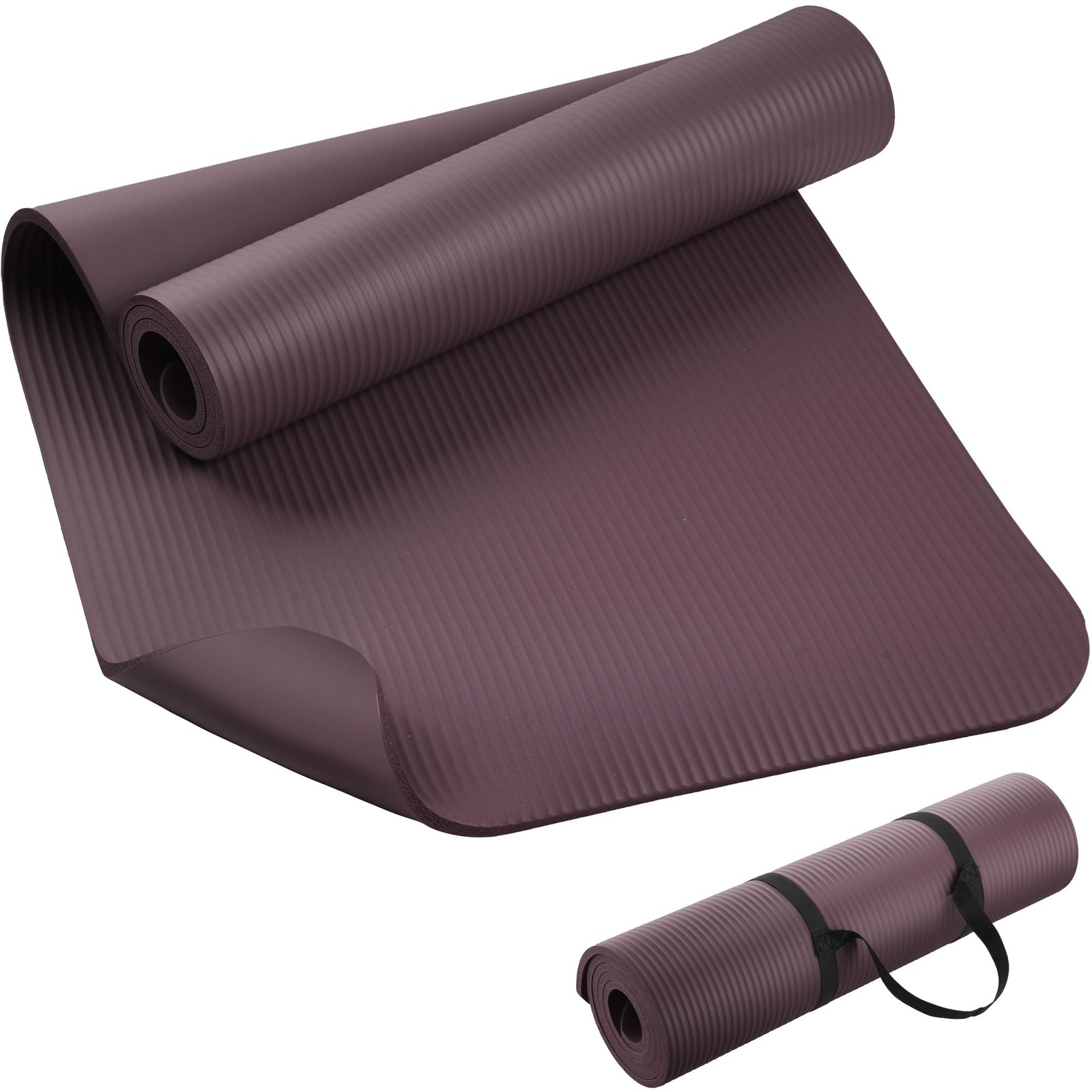 KEEP Extra Thick NBR Yoga Mat for Women & Men, 10mm Thick, 72”x24” L