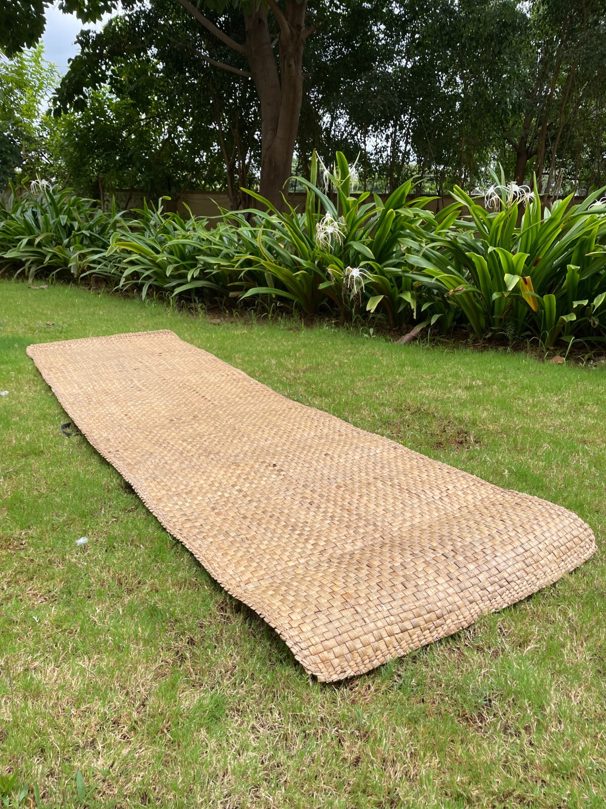 Extra Long Water Hyacinth Exercise/Yoga Mat – 7 Feet – Handmade – 100% Natural
