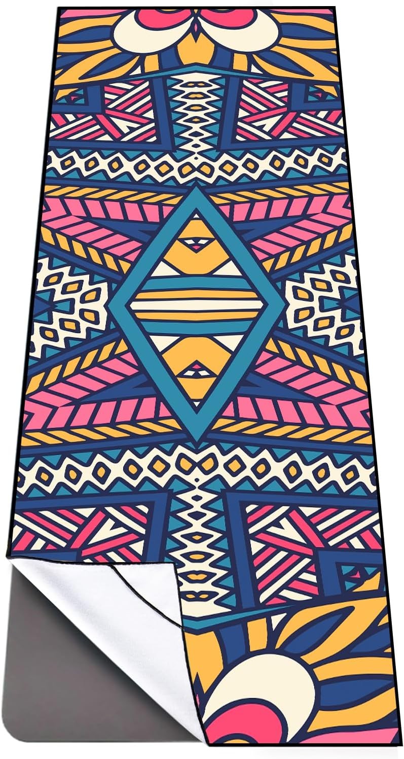 QiyI 70×26 Festival Mandala Non Slip Yoga Towel Mat