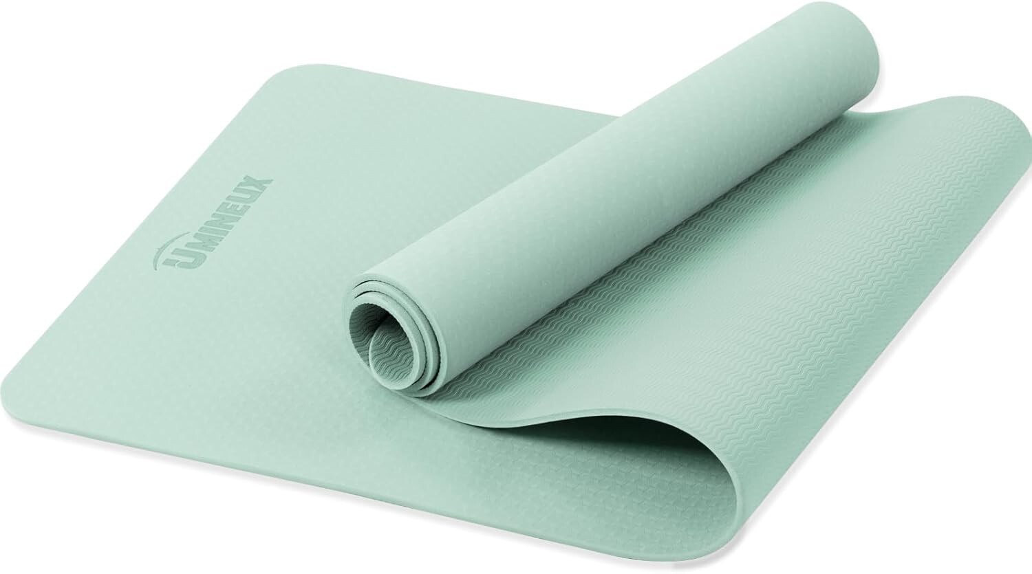 Yoga Mat Non Slip, Pilates Fitness Mats, Eco Friendly, Anti-Tear 1/4″ Thick Y…