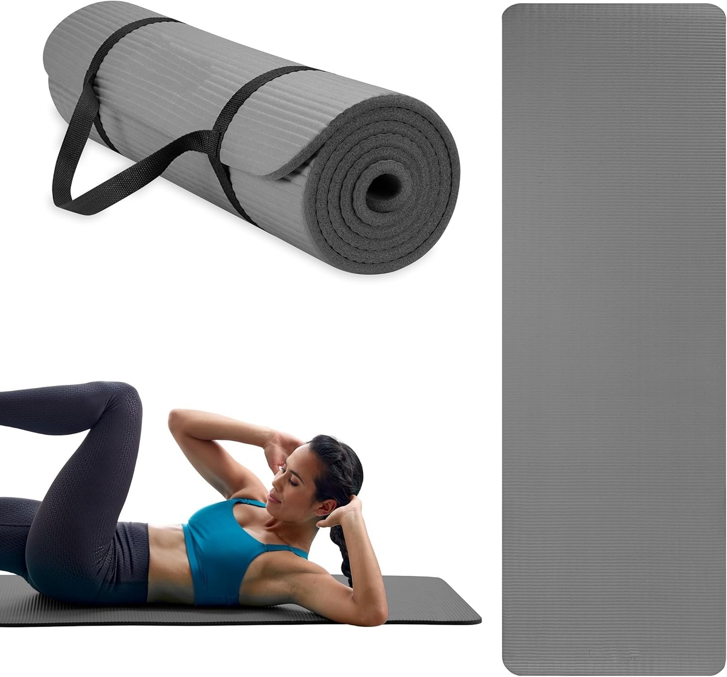 Esterilla de entrenamiento gruesa de 10 mm (2/5″) con correa de transporte NUEVO