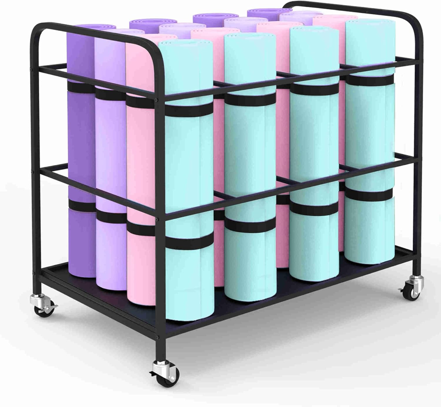 Yoga Mat Storage Rack – Home Gym Organizer for Exercise Equipment