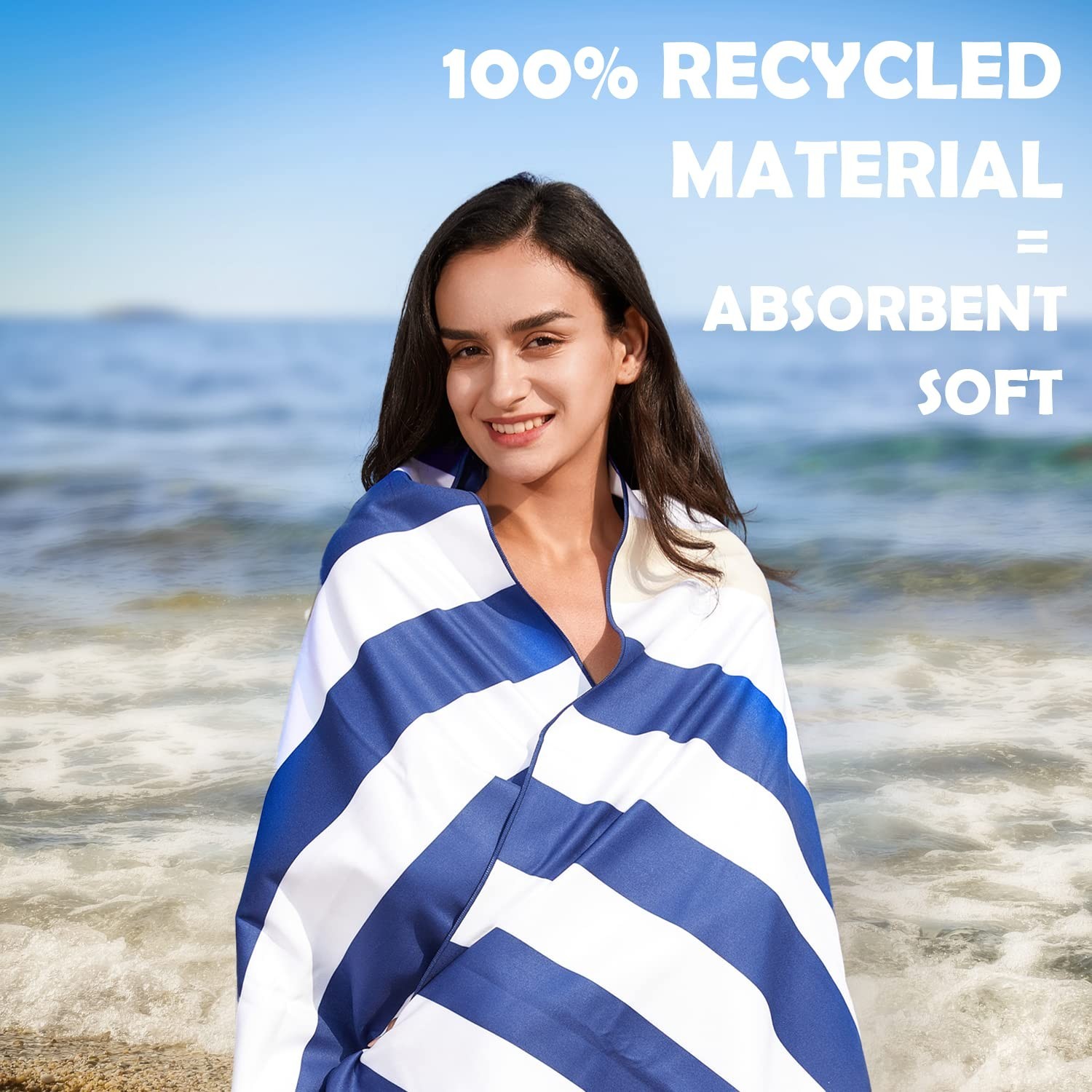 Your Choice Microfiber Beach Towel, Sand-Free Quick Dry Travel Towel, Oversiz…
