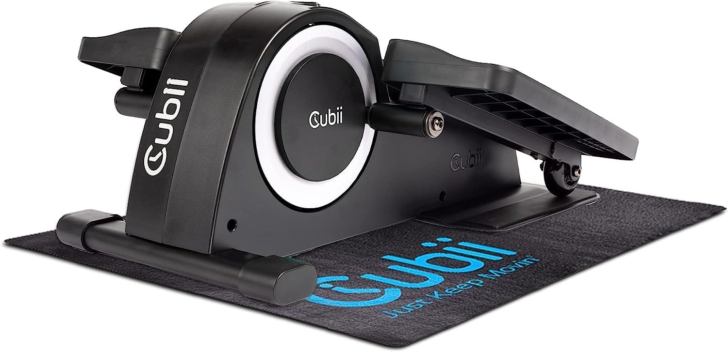 Cubii Non-Slip Workout Mat for Under Desk 5.9″L x 5.9″W x 0.4″Th, Black