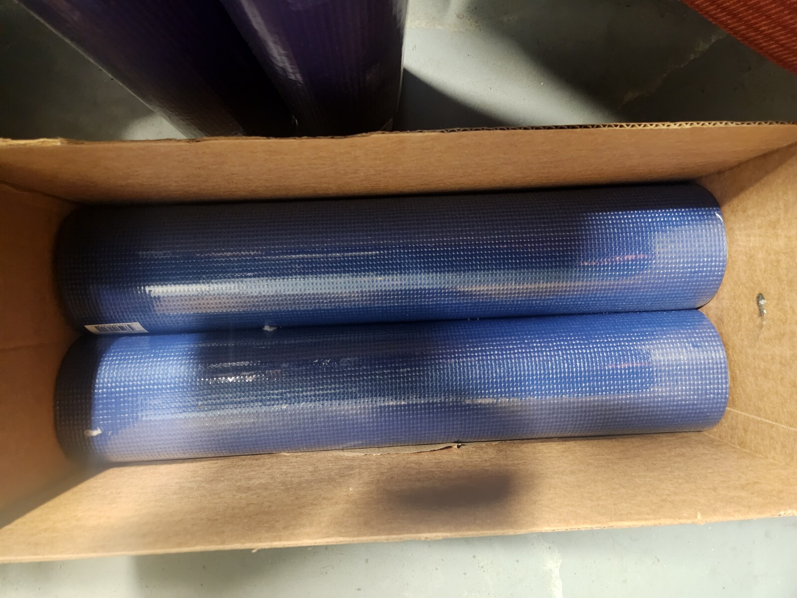 Yoga Mats Blue 1/4 Inch Thick