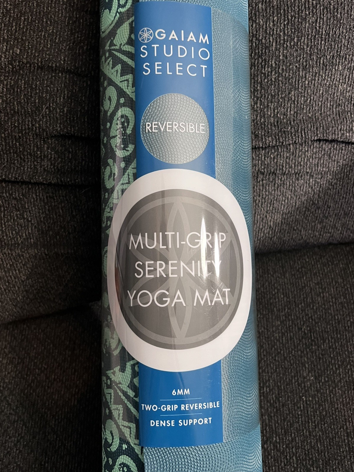 Deal!! Gaiam Studio Select Serenity Yoga Mat 6mm Reversible New Sealed MSRP $50