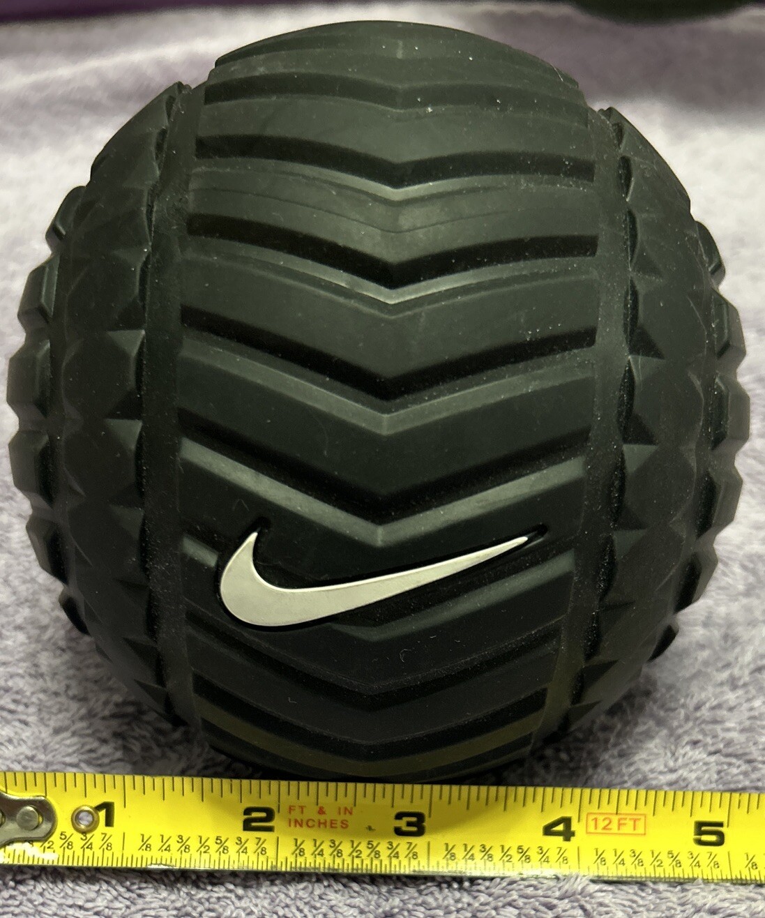 Nike Recovery Massage Ball 5″ Athletic Sports Equipment Black Volt Yoga Fitness