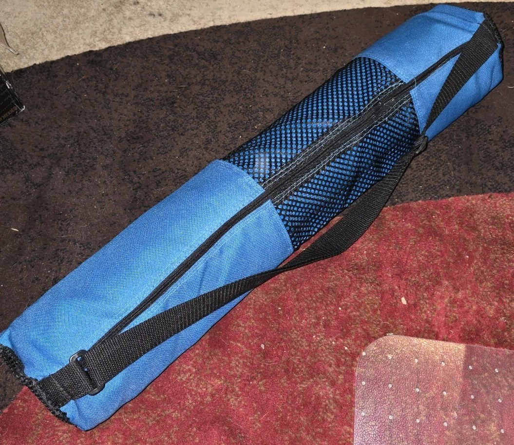 Yoga Mat ~w/ Zippered Bag Travel Backpack Sports Bag
