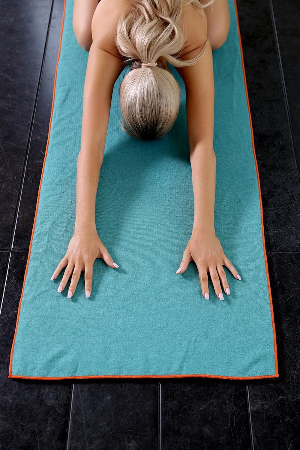 2 Pack Hot Yoga Towel with Grip Dot, Non Slip Yoga Mat Towe Sweat Absorbent Towe