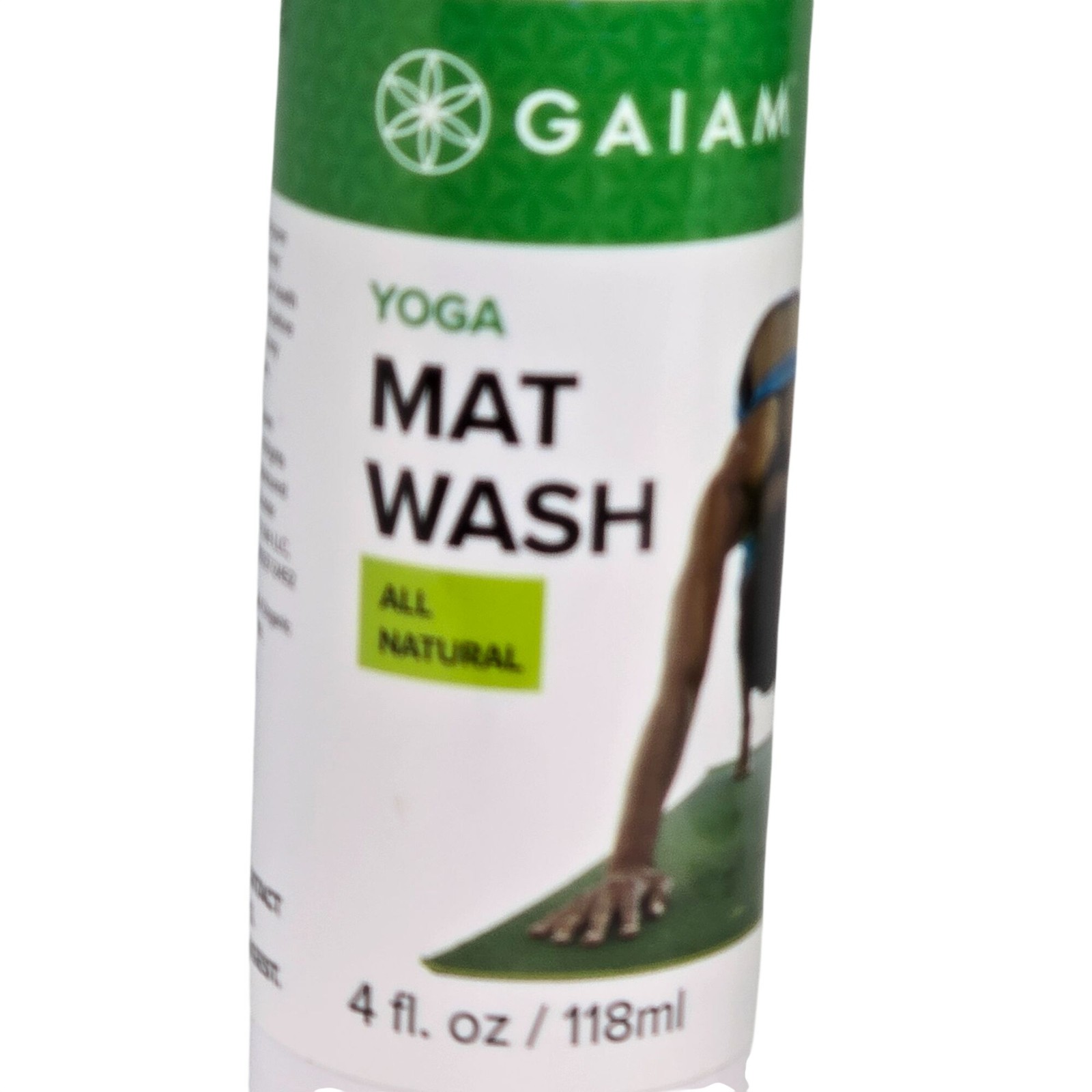 Gaiam Yoga Mat Wash All-Natural Cleaning Spray 4 Fl Oz 118ml