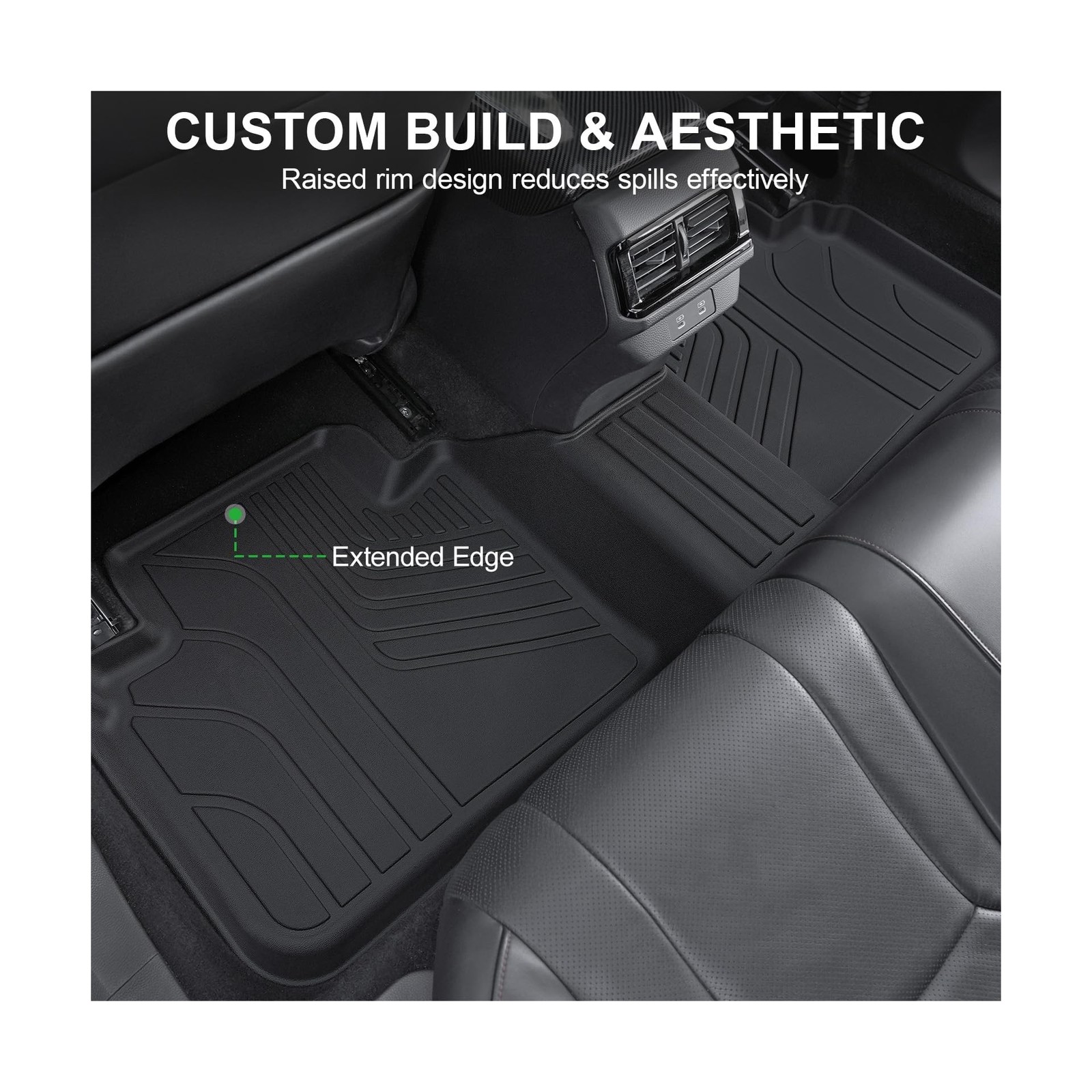Floor Mats for 2023-2025 2026 Honda Accord (Include Hybrid), TPE All Weather …