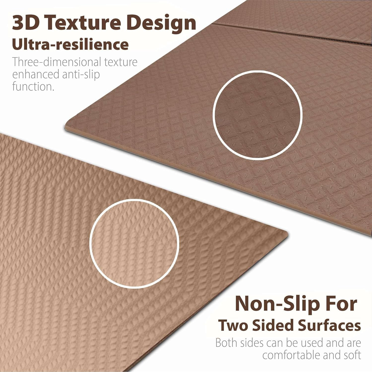 Foldable Yoga Exercise Mat – Lightweight, Anti-Slip, and Easy to Store for Yoga,