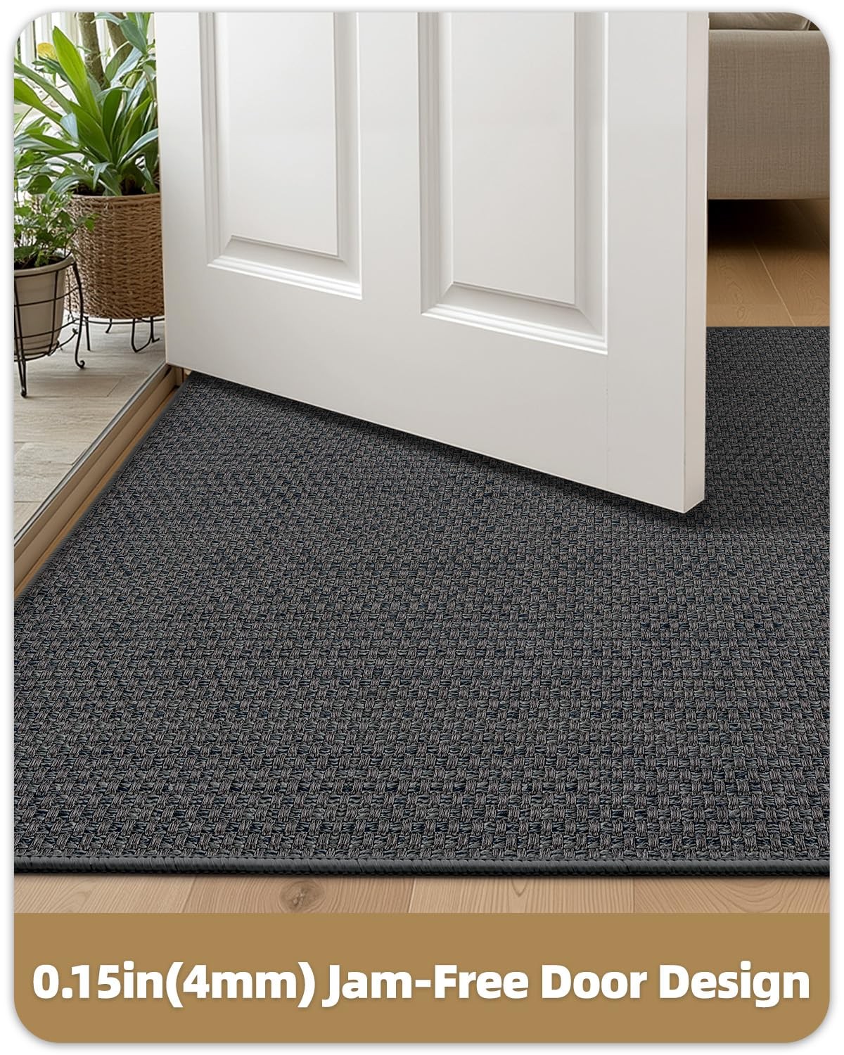 Large Dirt Trapping Mat Indoor 122x183cm, Doormat Indoor, Non Slip Doormat, …