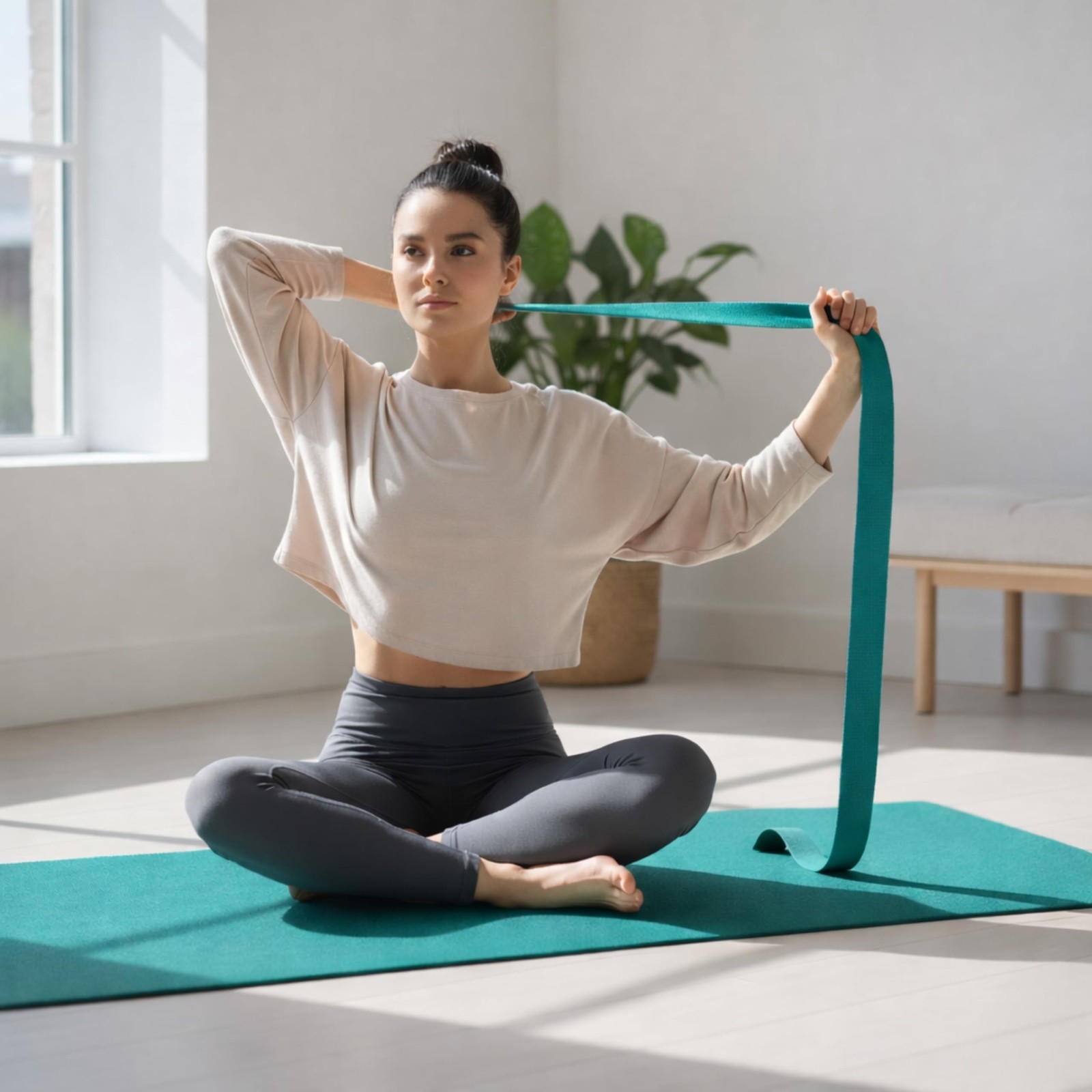 WHITECLOUDZ Yoga kit, 7-Piece Yoga Mat Set for Home Workouts, Thick Yoga Mat,…