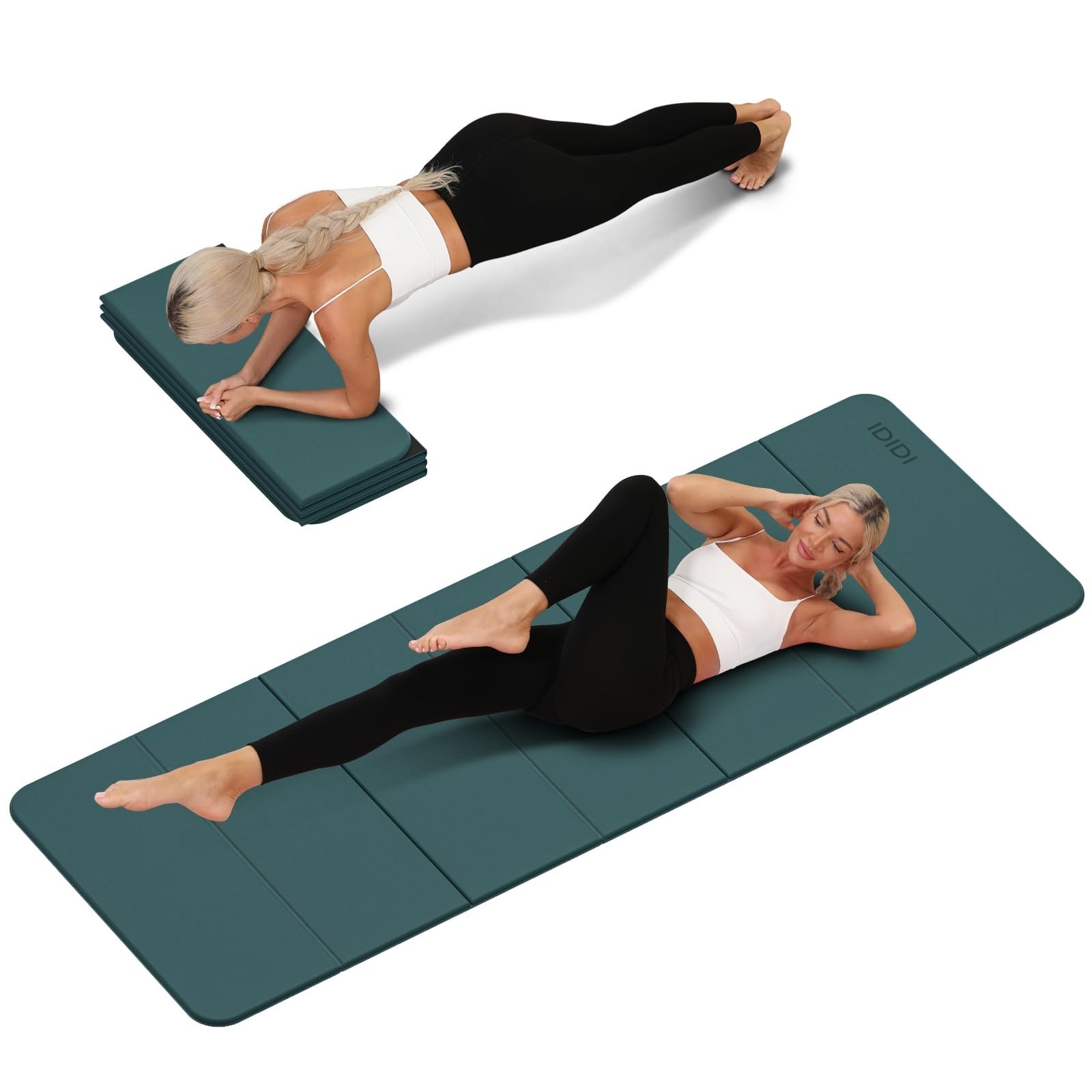 Foldable Yoga Mat Extra Thick 0.32 Inches（8mm） – SGS Certified POE