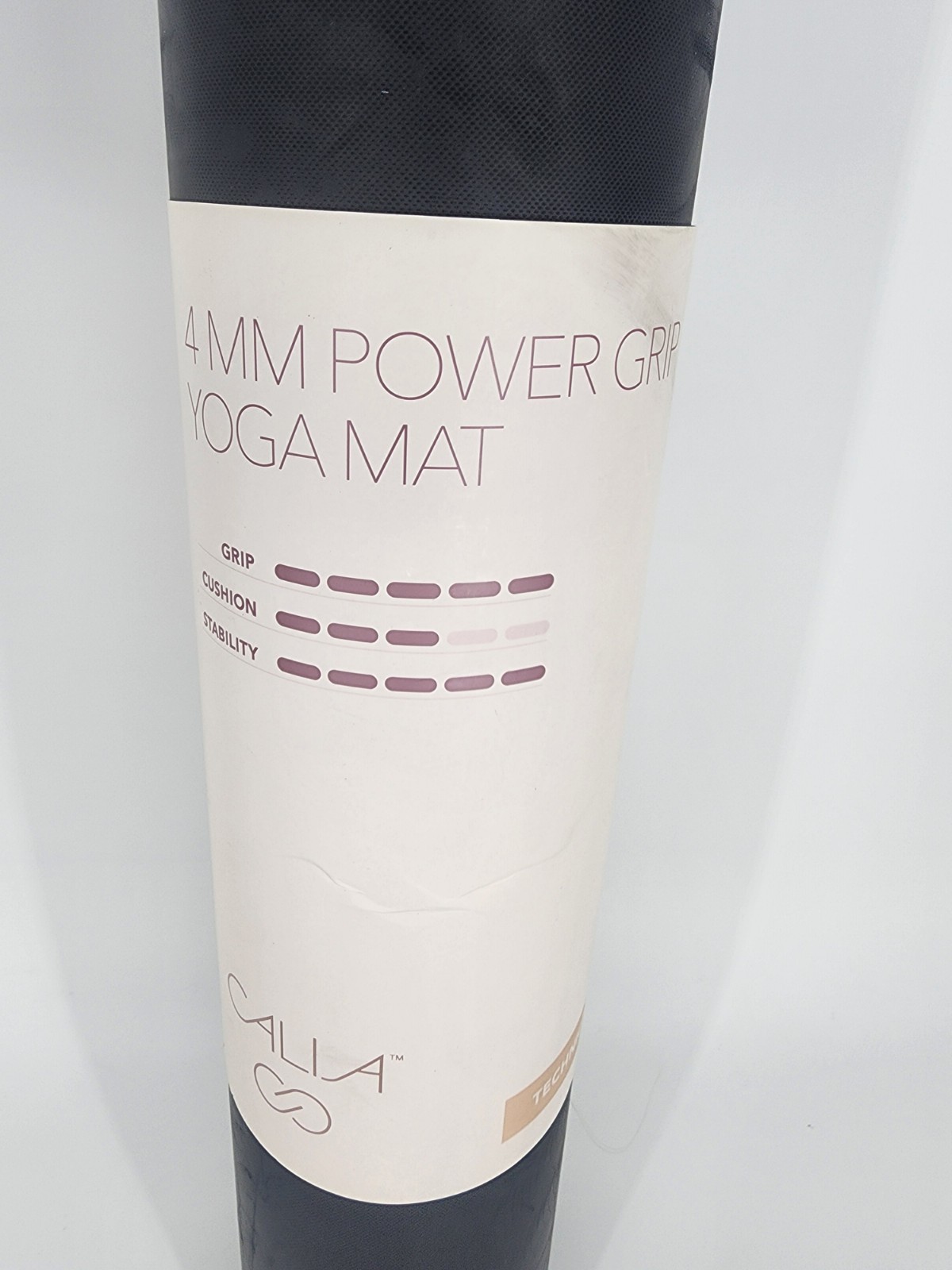 Calia 4mm Power Grip Yoga Mat Black New – 68″ × 24″
